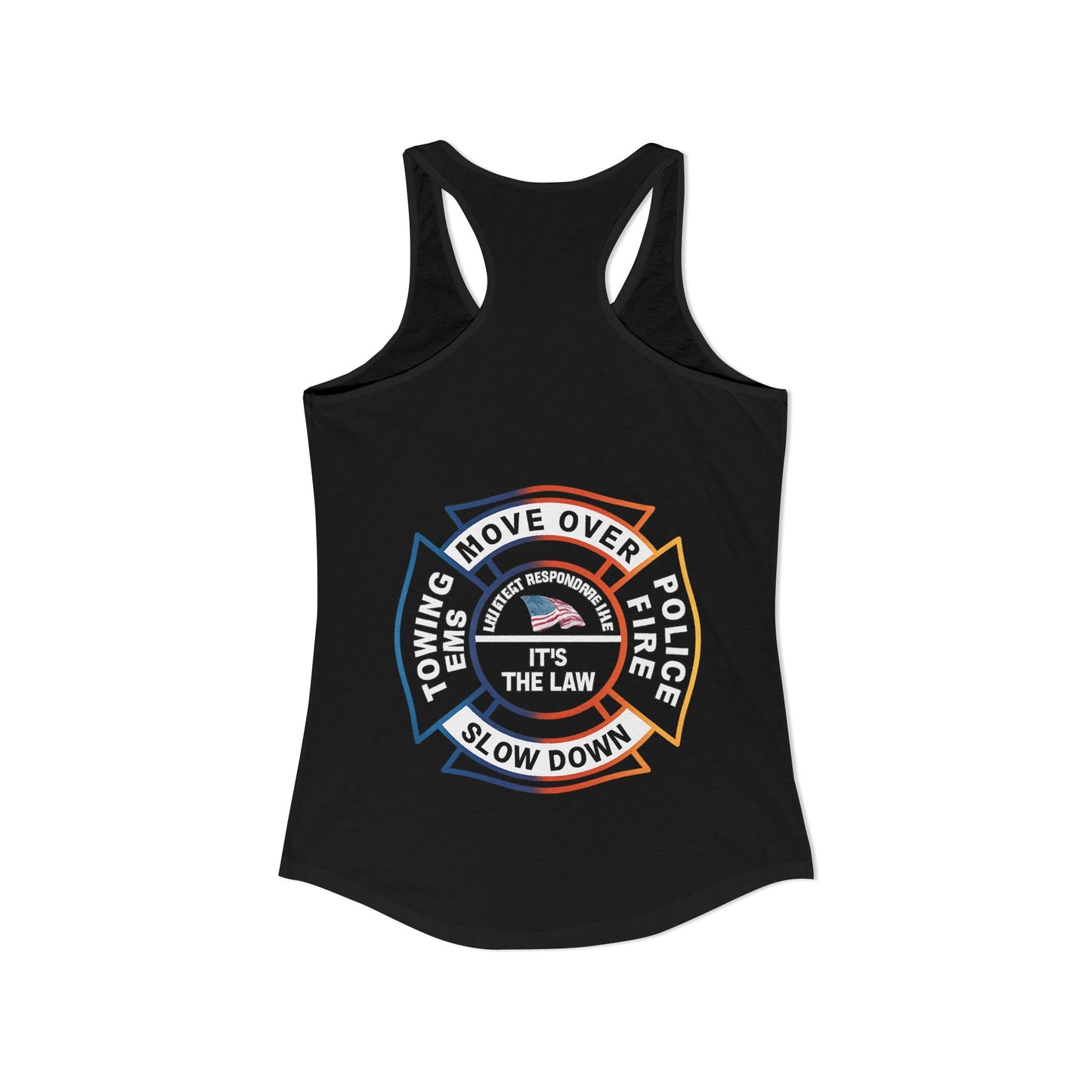 Let First Responders Live Women's Racerback Tank