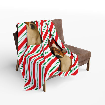 Santa Paws Basenji Arctic Fleece Blanket