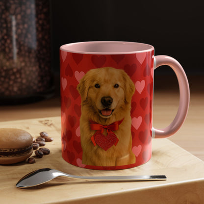 Cupid's Companion Golden 2-Tone Coffee Mug