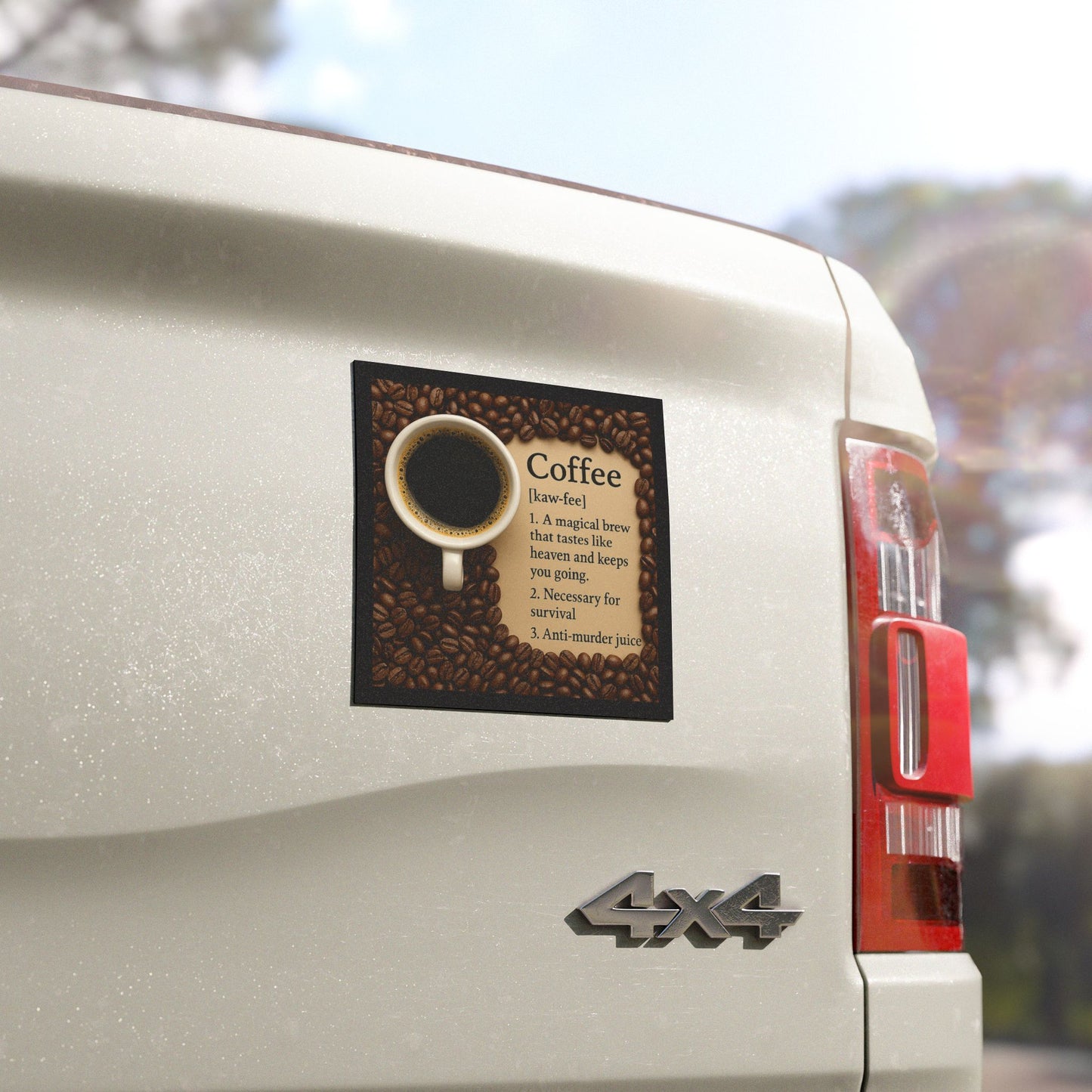 Coffee Definition Indoor/Outdoor Magnet