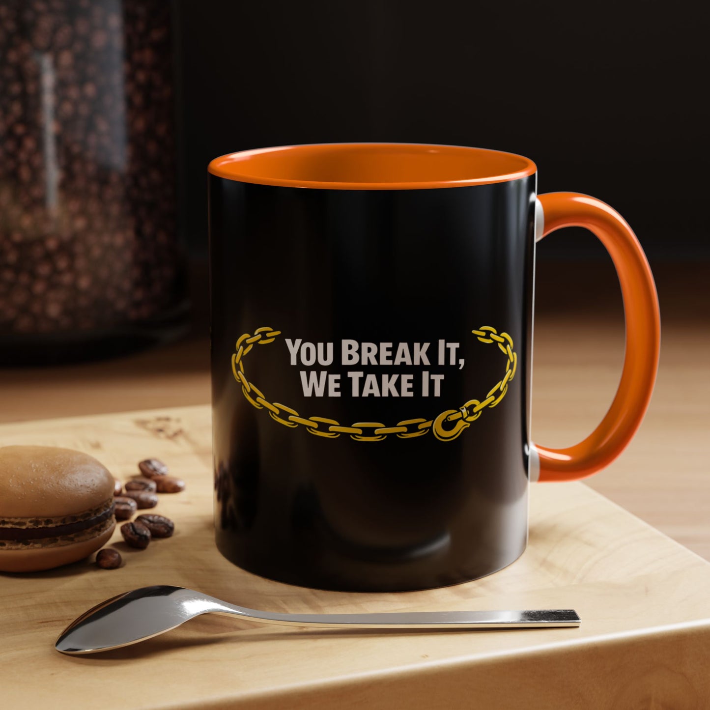 You Break It 2-Tone Coffee Mug