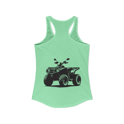 Off The Beaten Path Quad Women's Racerback Tank