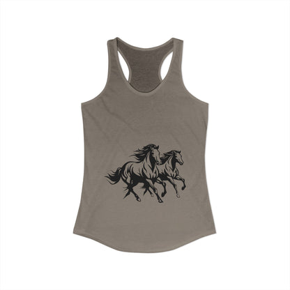 Horsin' Around Women's Racerback Tank