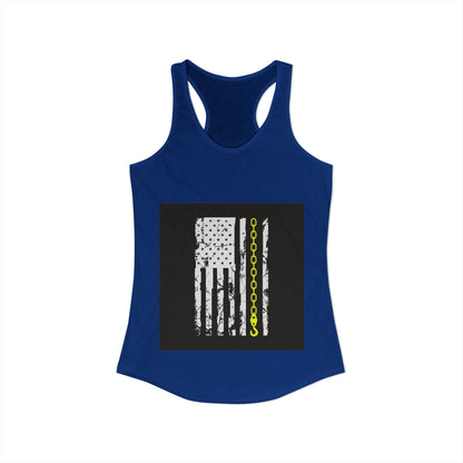 Thin Yellow Line Women's Racerback Tank