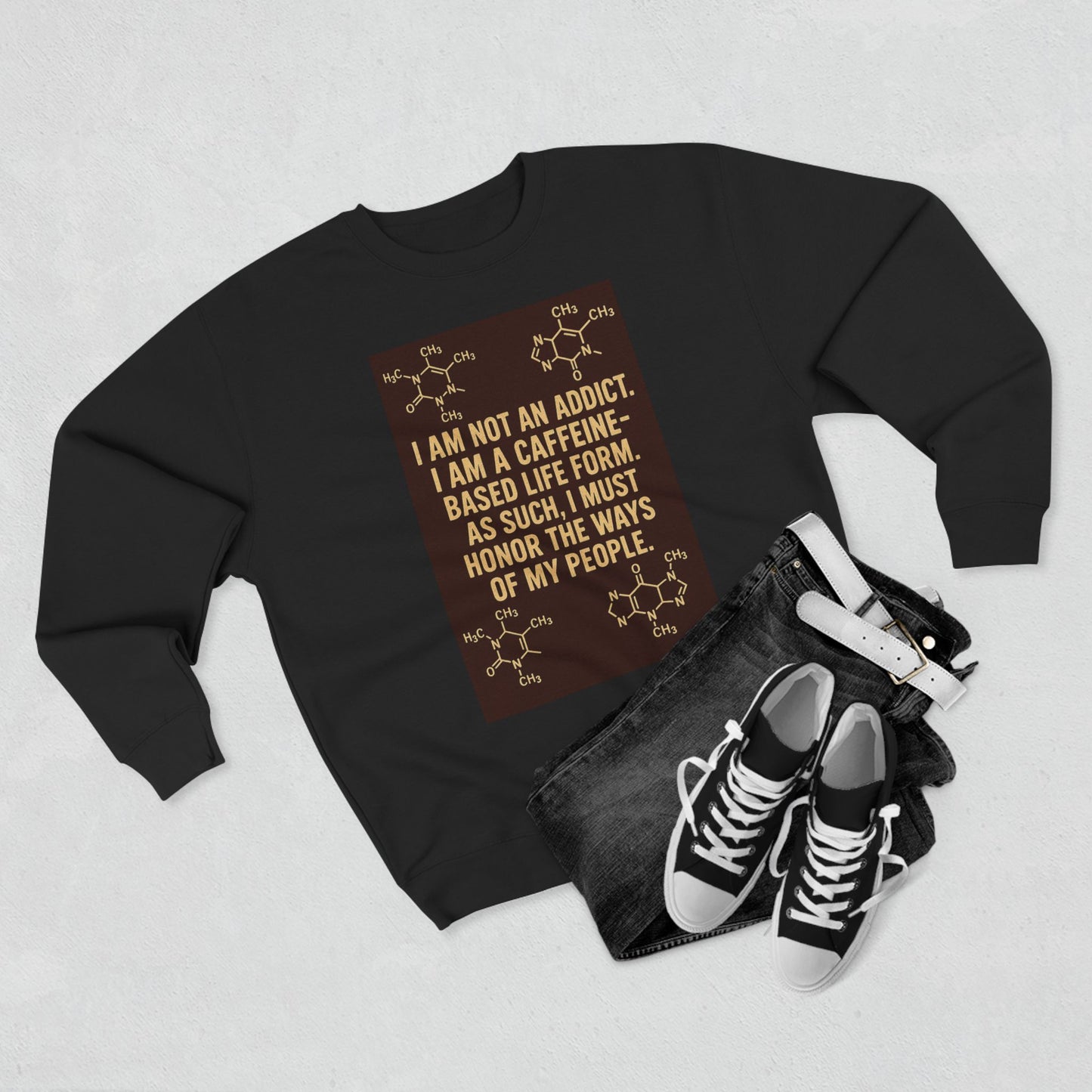 Not An Addict Unisex Crewneck Sweatshirt