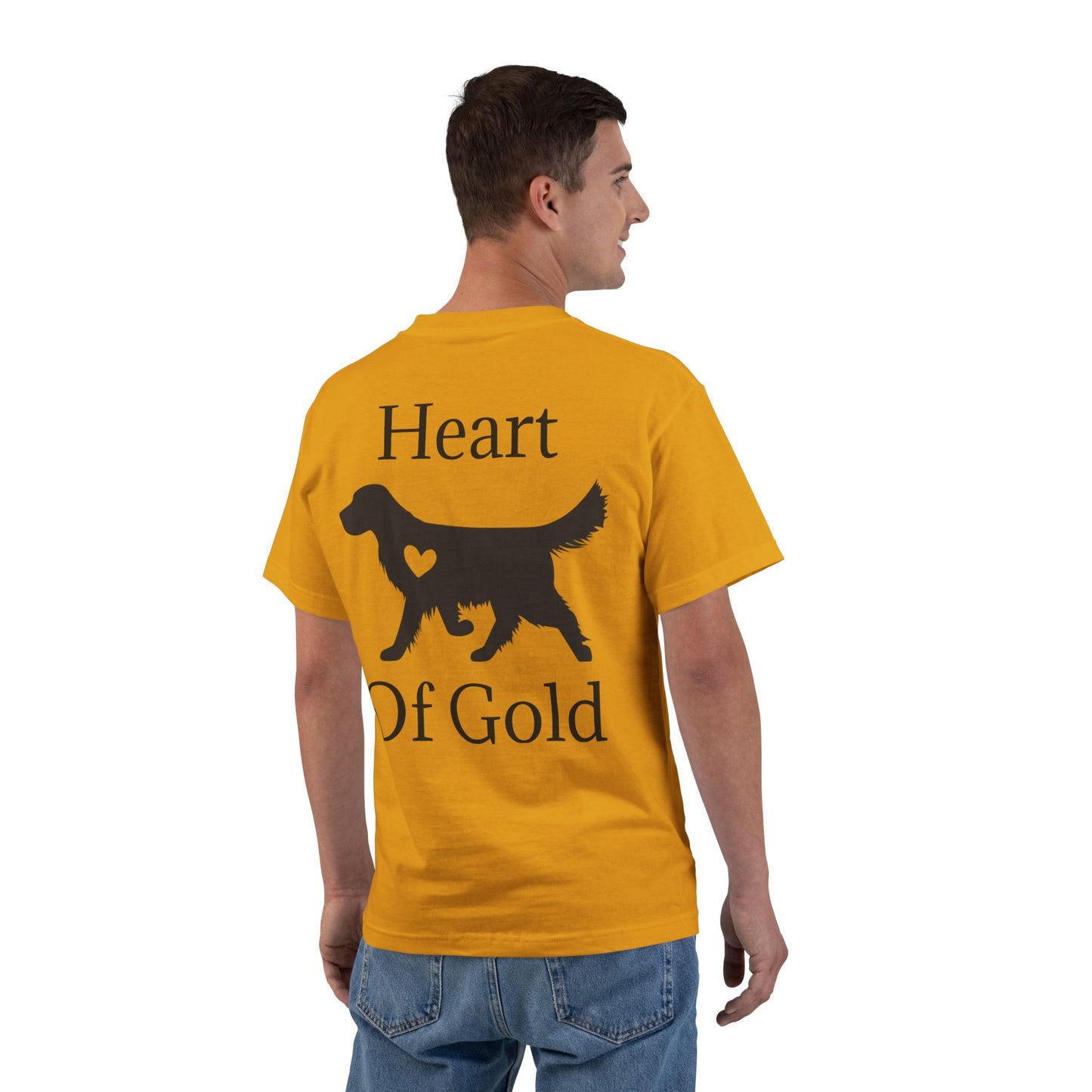 Heart Of Gold Men's Short-Sleeve Crewneck Tee