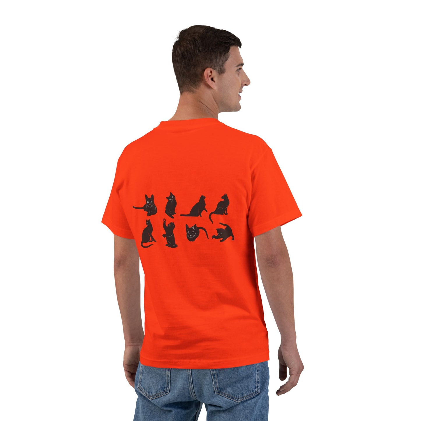 Cats Men's Short-Sleeve Crewneck Tee