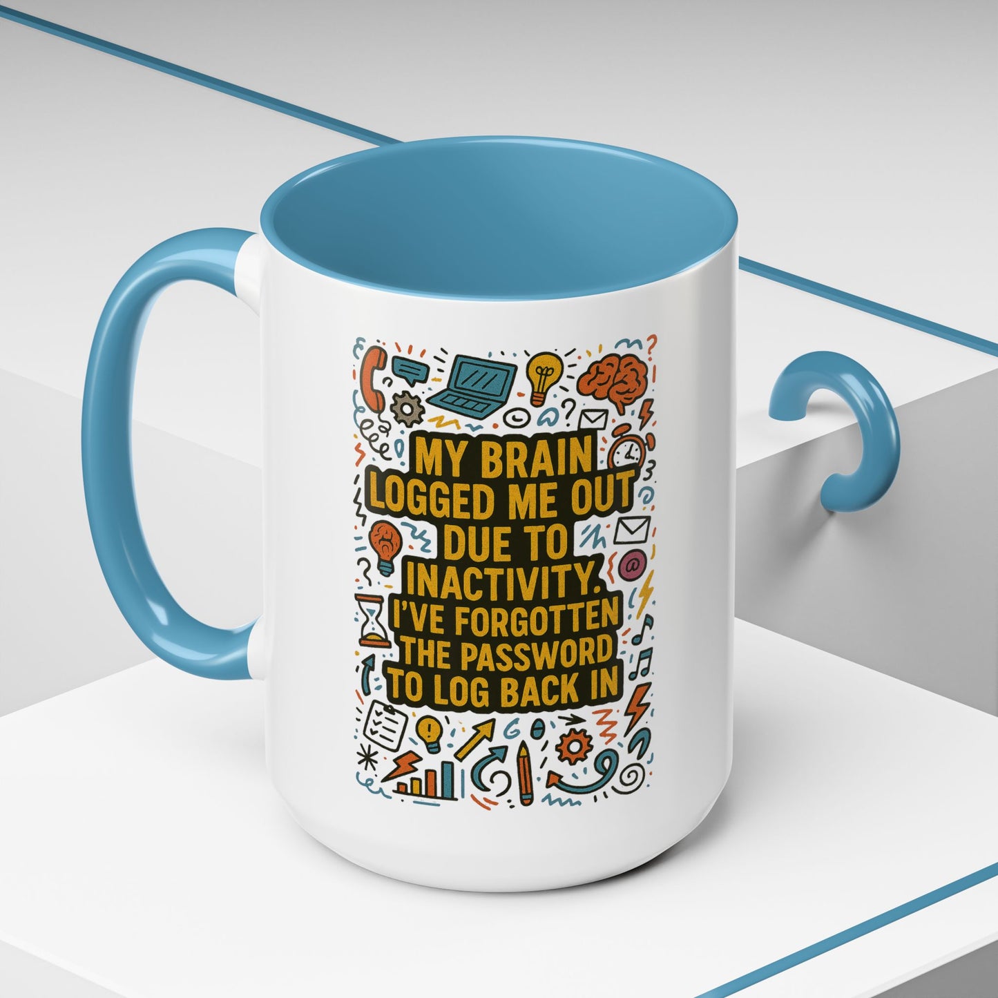 Logged Out 2-Tone Coffee Mug