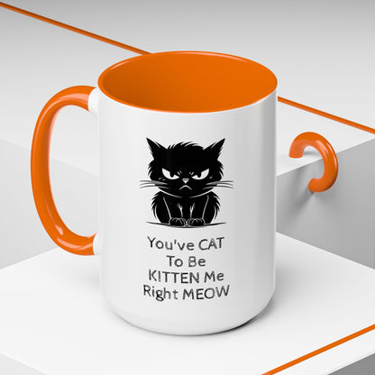 KITTEN Me 2-Tone Coffee Mug