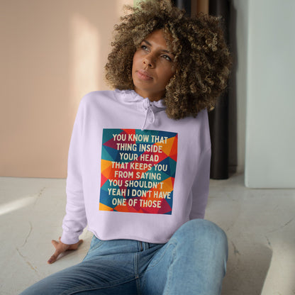 No Filter Women's Crop Hoodie