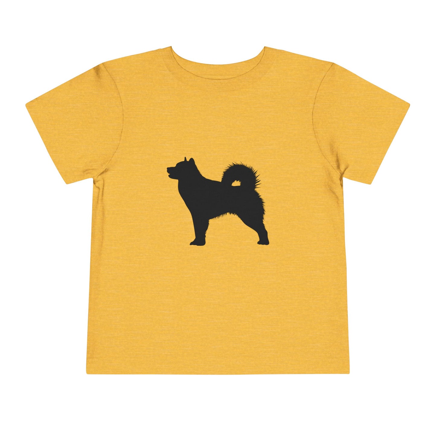 Malamute Silhouette Toddler Unisex Short Sleeve Crewneck Tee