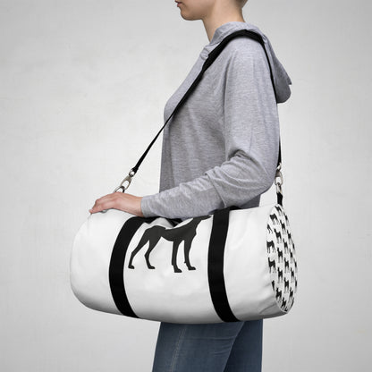 Basenji Silhouette Duffel Bag