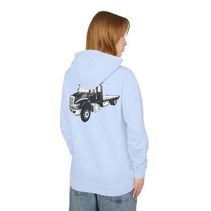 Flatbed Tow Truck Unisex Lightweight Hoodie