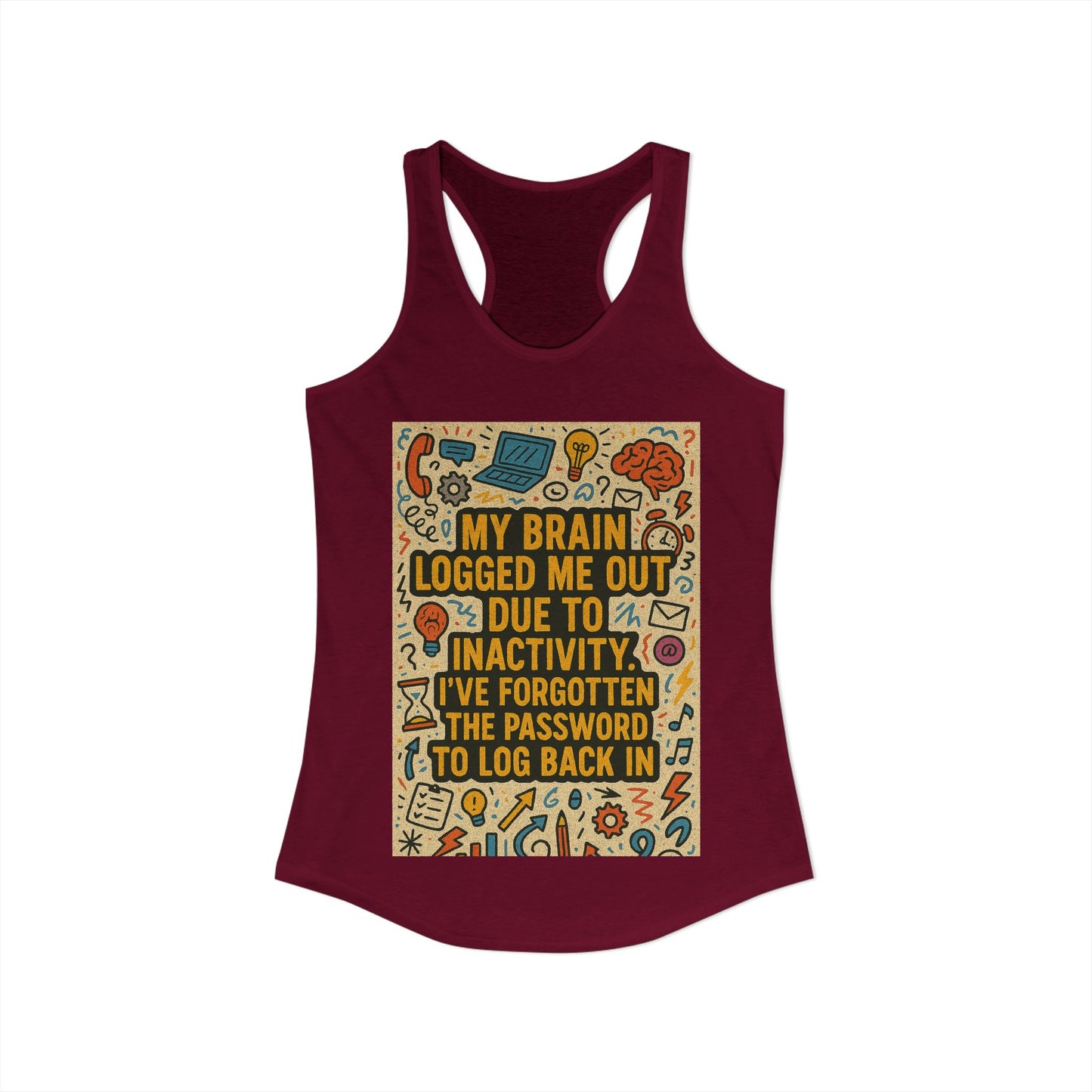 Logged Out Women's Racerback Tank