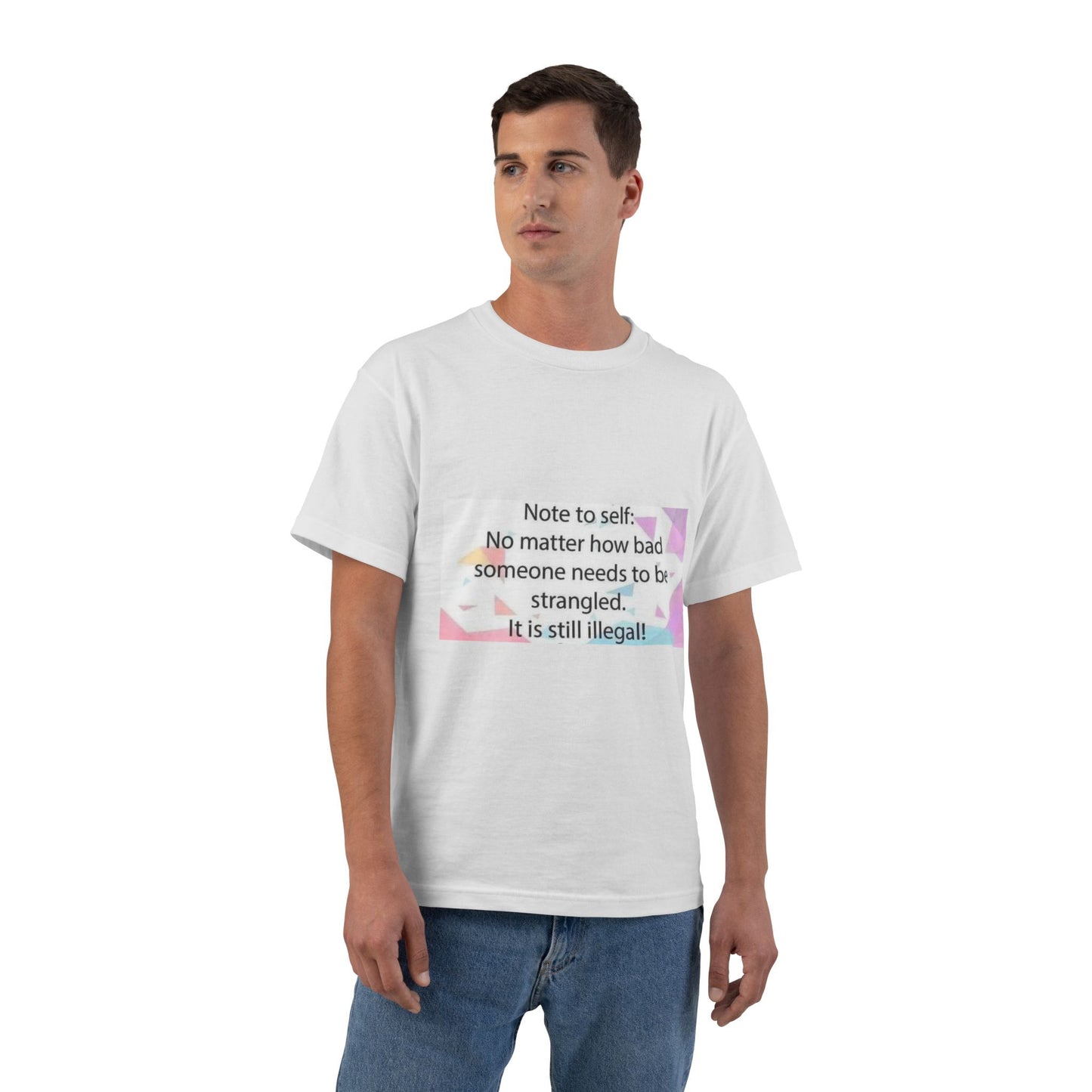Note To Self Men's Short-Sleeve Crewneck Tee
