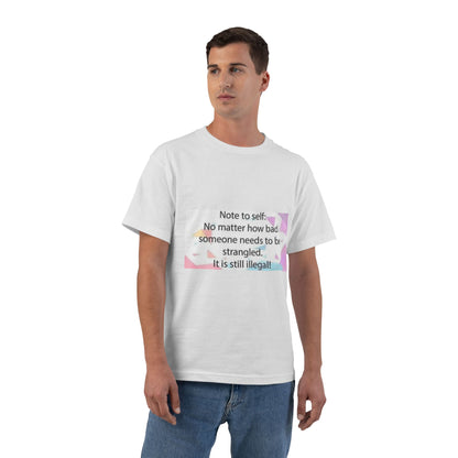 Note To Self Men's Short-Sleeve Crewneck Tee