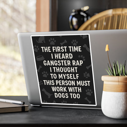 Gangster Rap Vinyl Decal