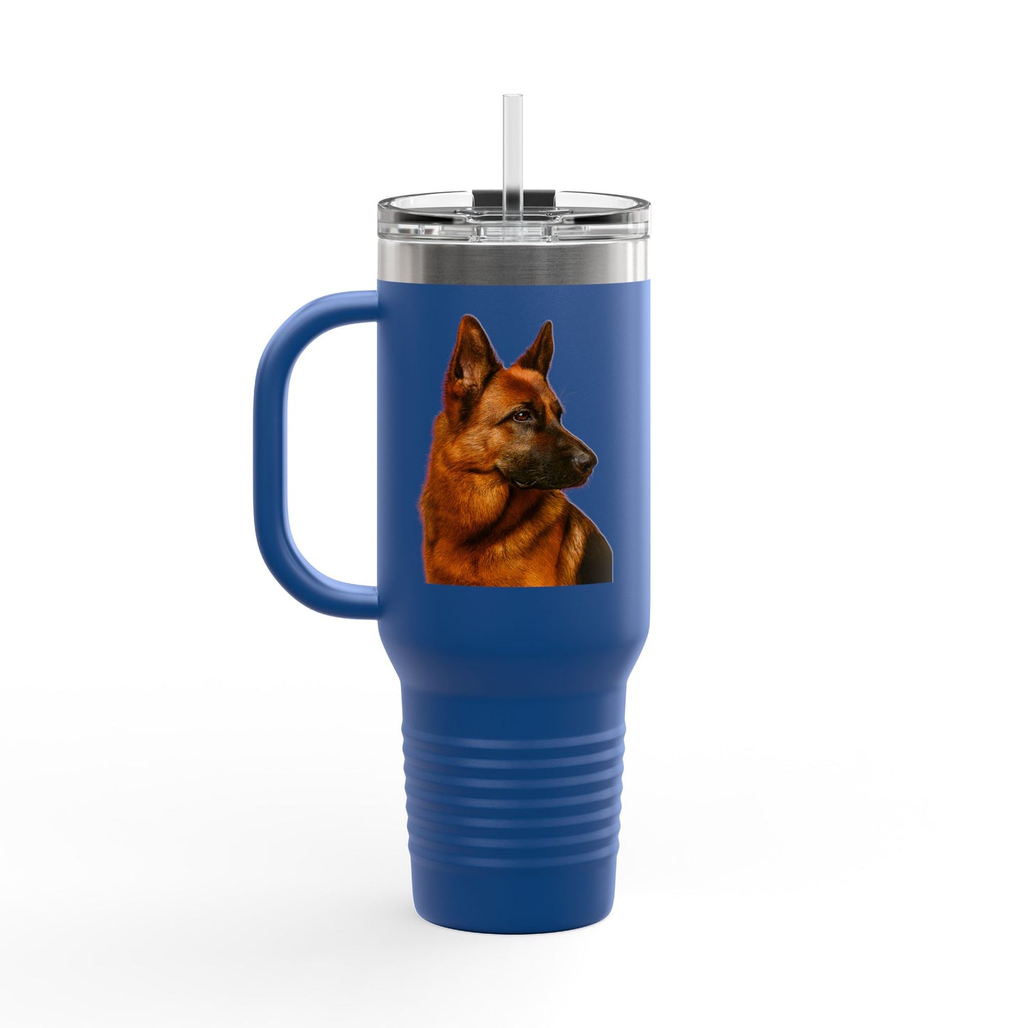 German Shepherd Head Insulated Travel Mug