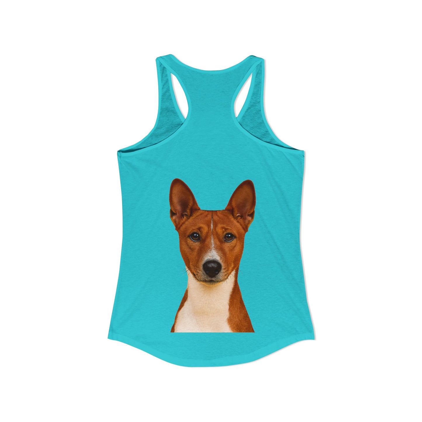 Basenji Head Women's Racerback Tank