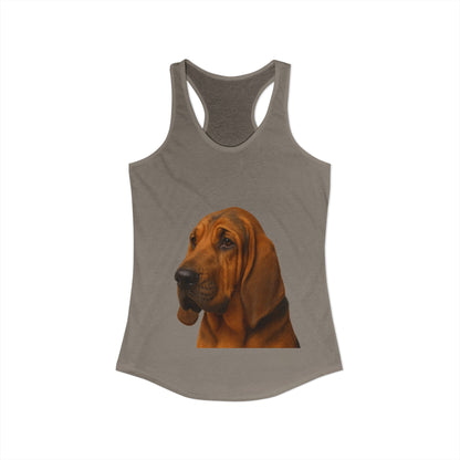 Bloodhound Head Women's Racerback Tank