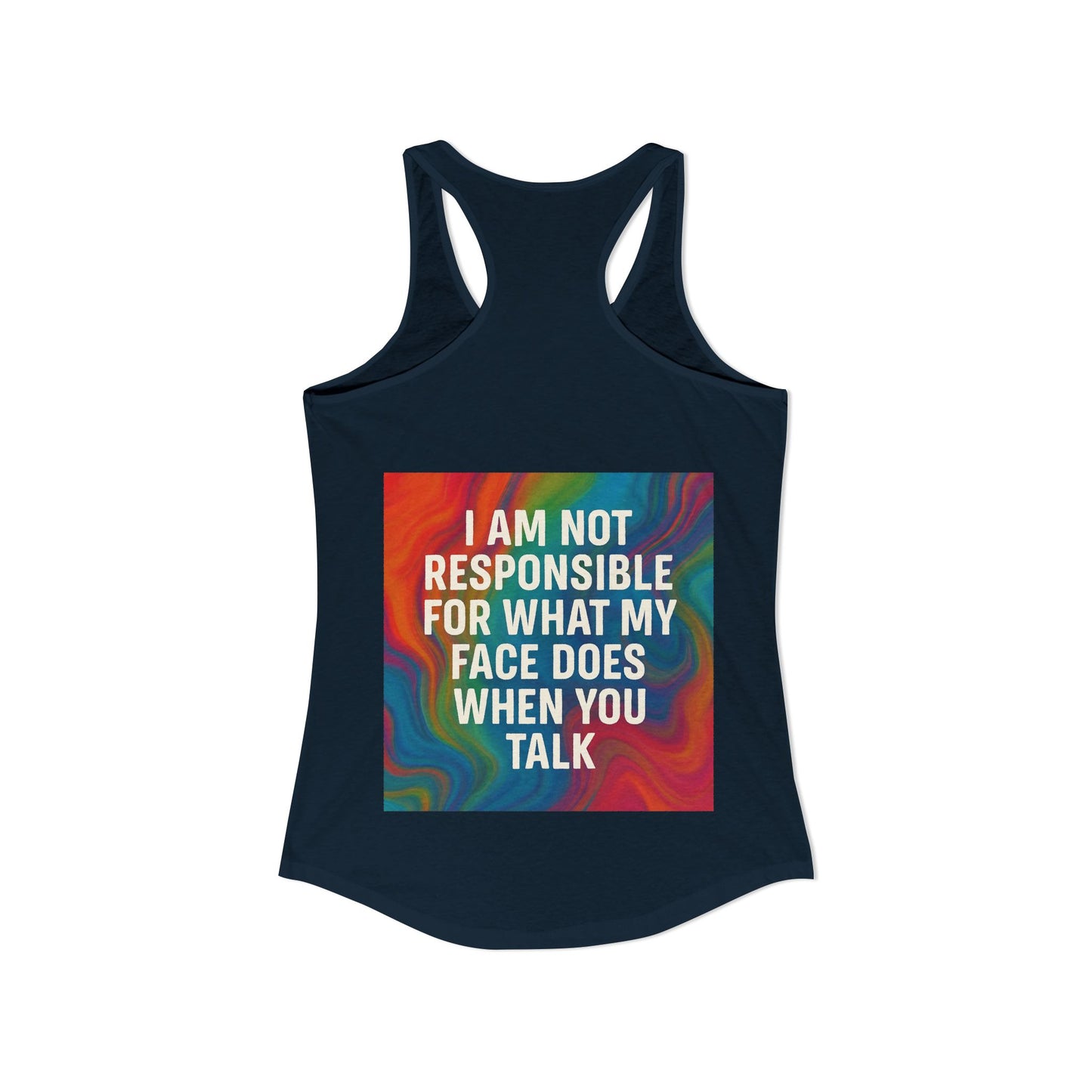 When You Talk Women's Racerback Tank