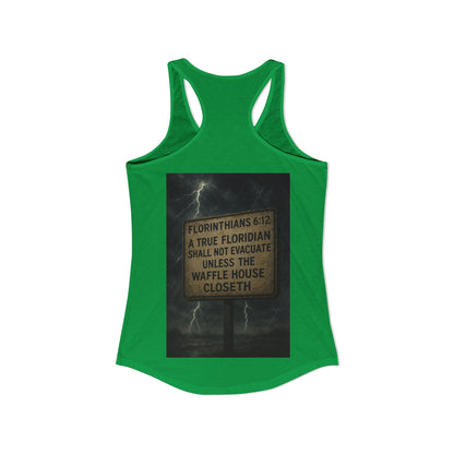 Florinthians 6:12 Women's Racerback Tank