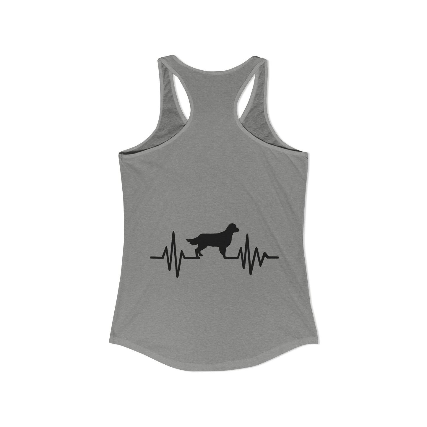 My Heart Beats For Goldens Women's Racerback Tank