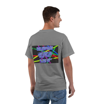 Glow Sticks Men's Short-Sleeve Crewneck Tee