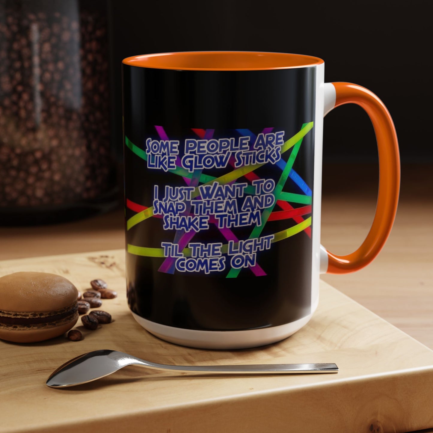 Glow Sticks 2-Tone Coffee Mug
