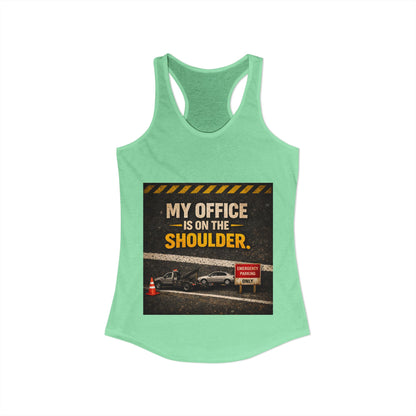 My Office Women's Racerback Tank