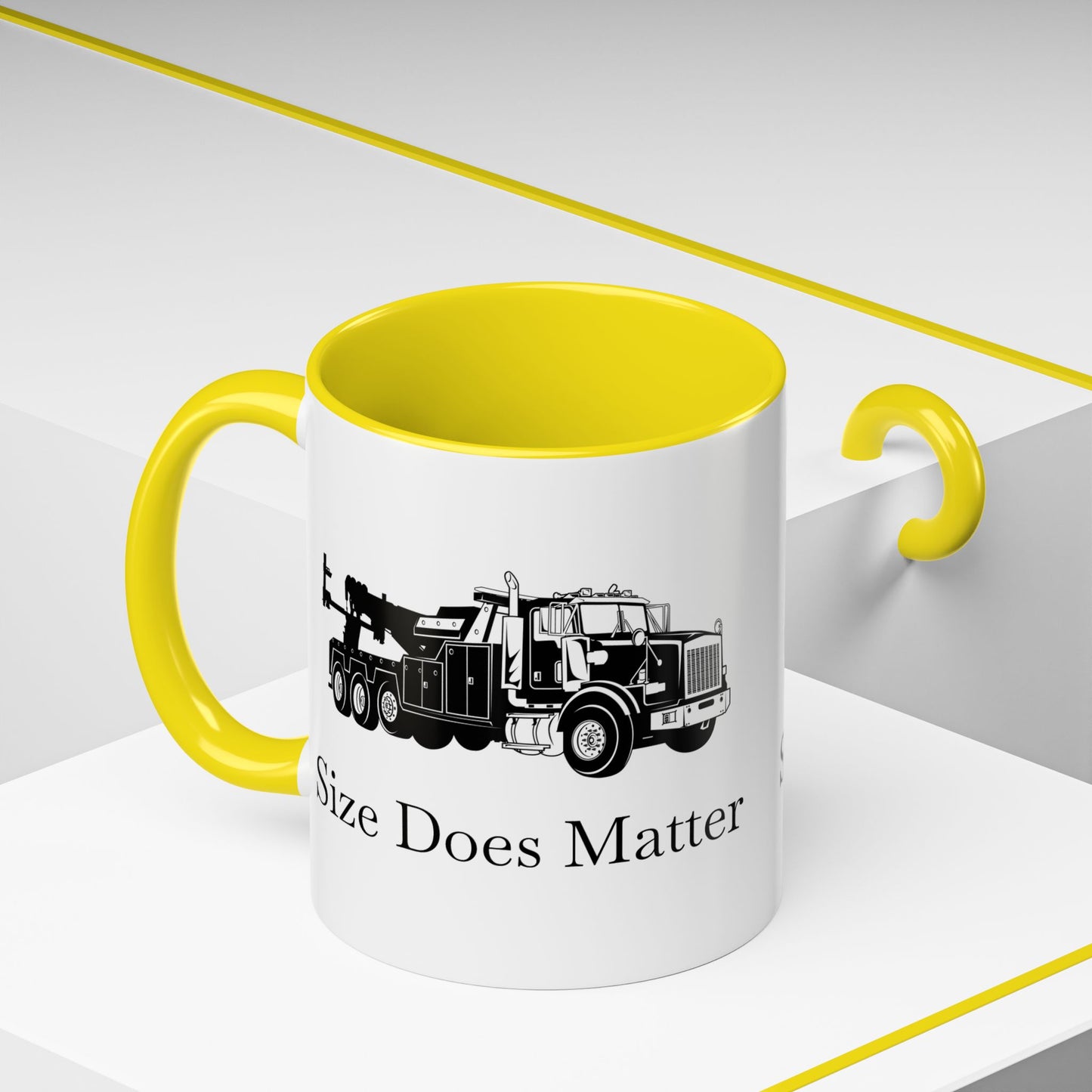 Size Does Matter 2-Tone Coffee Mug