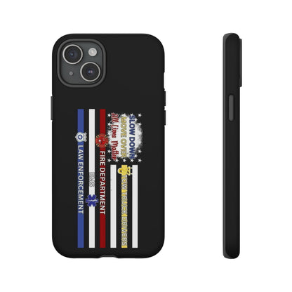 Slow Down Move Over Flag iPhone Case