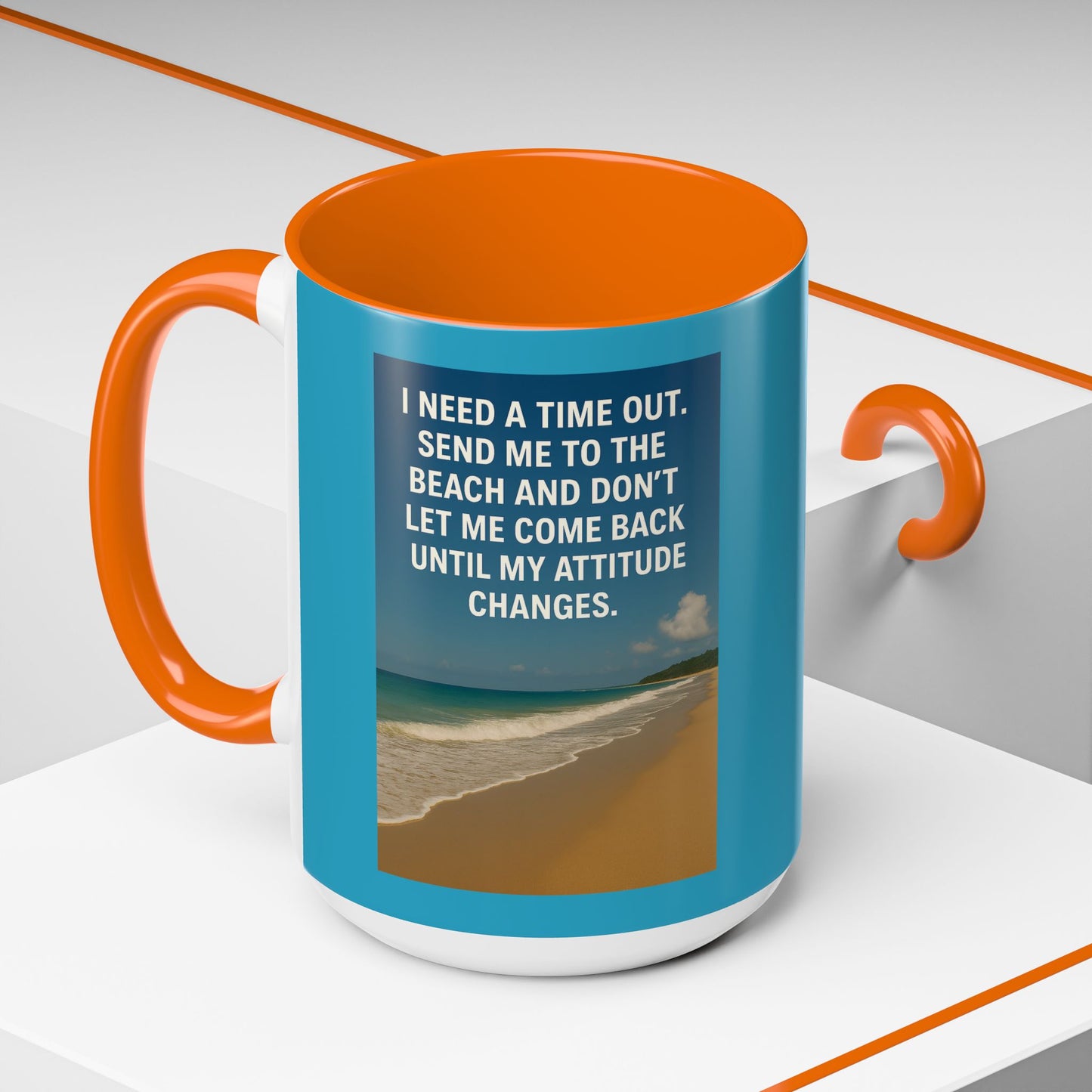 Time Out 2-Tone Coffee Mug