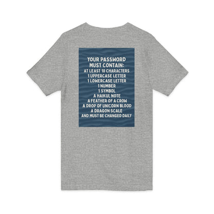 Password Unisex Short Sleeve V-Neck Tee