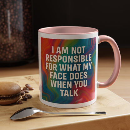 When You Talk 2-Tone Coffee Mug