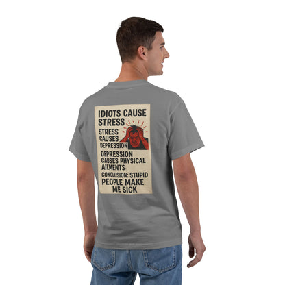 Stupid People Men's Short-Sleeve Crewneck Tee
