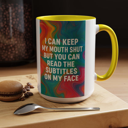 Subtitles 2-Tone Coffee Mug