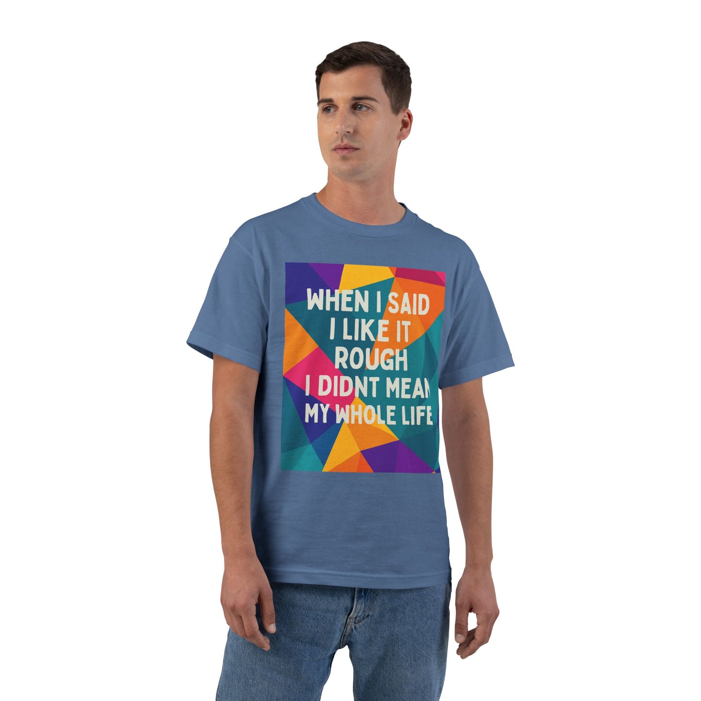 Like It Rough Men's Short-Sleeve Crewneck Tee