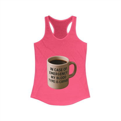 Blood Type Women's Racerback Tank