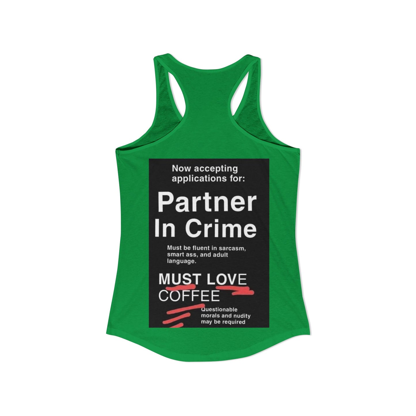 Partner In Crime Women's Racerback Tank