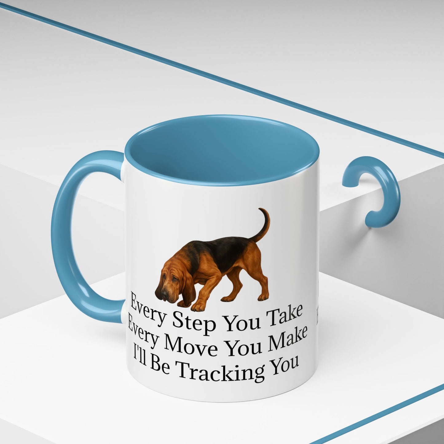 Tracking You 2-Tone Coffee Mug