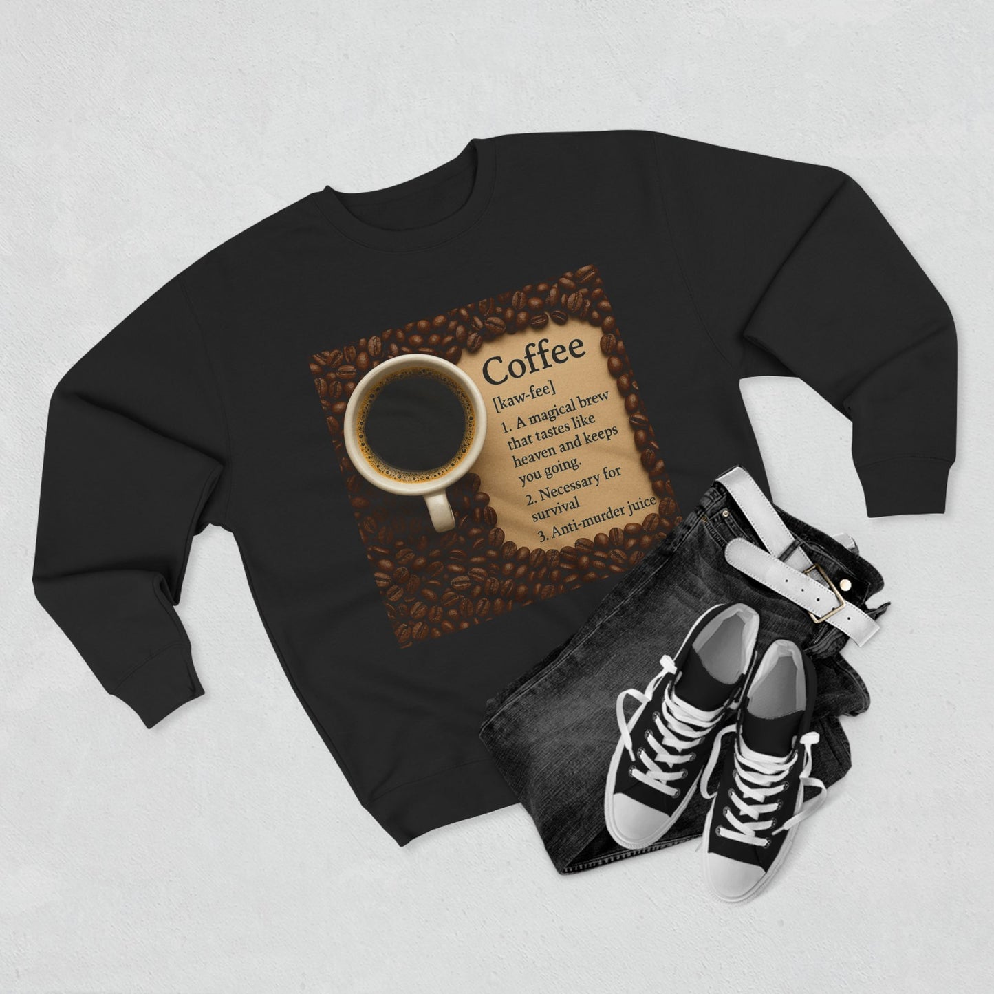 Coffee Definition Unisex Crewneck Sweatshirt