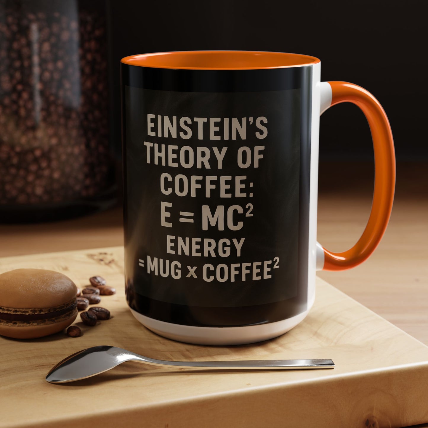 Einstein's Theory Of Coffee 2-Tone Coffee Mug