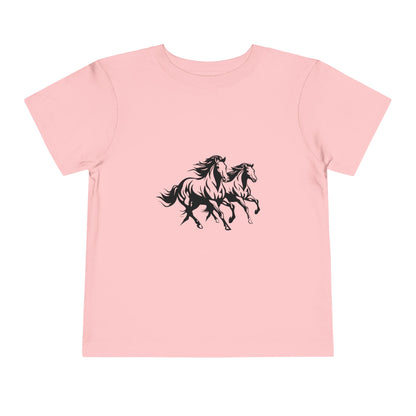 Horsin' Around Toddler Unisex Short Sleeve Crewneck Tee