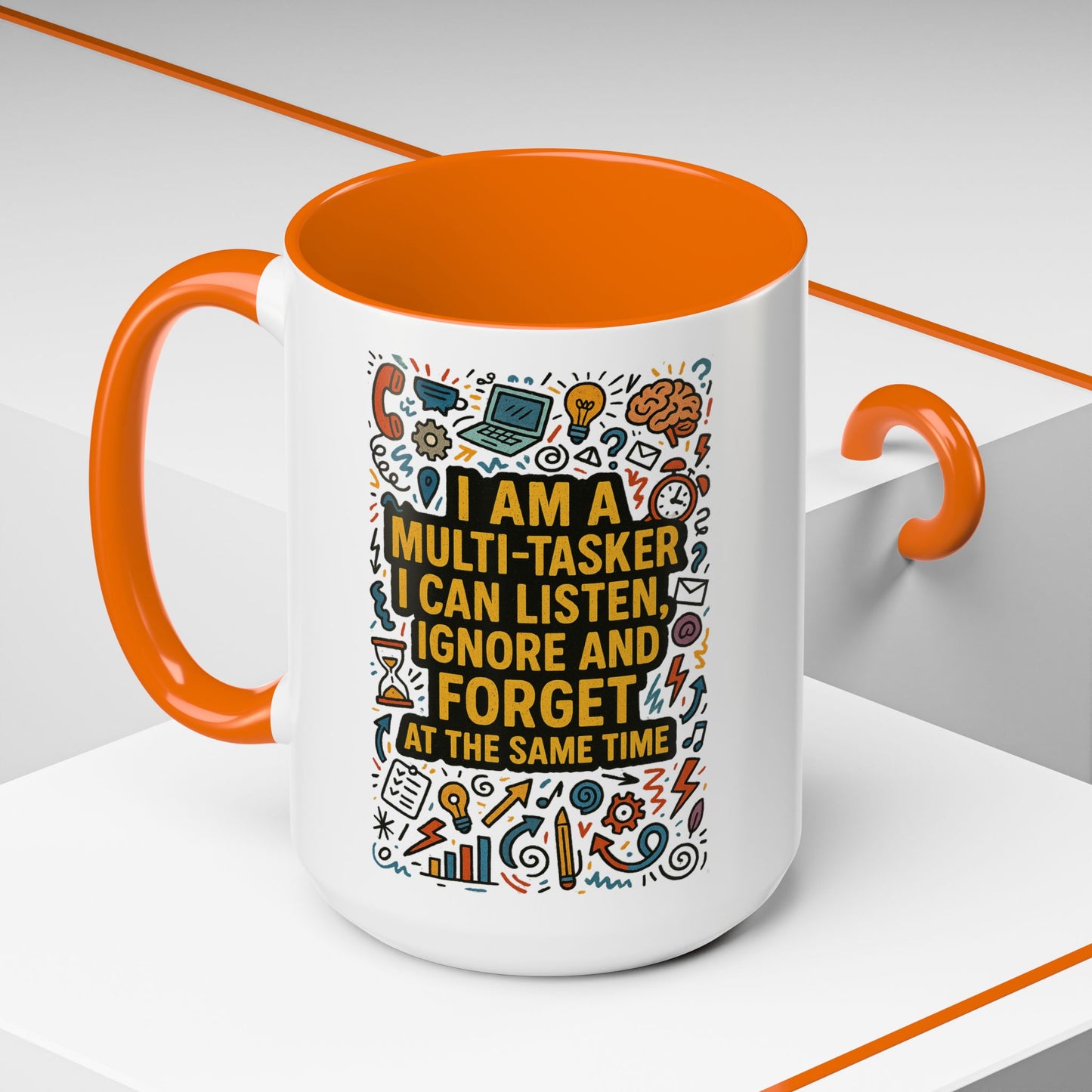 Multi-Tasker 2-Tone Coffee Mug
