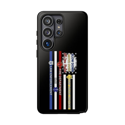 Slow Down Move Over Flag Samsung Case
