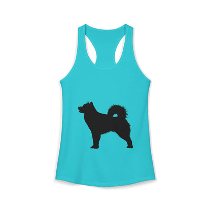 Malamute Silhouette Women's Racerback Tank