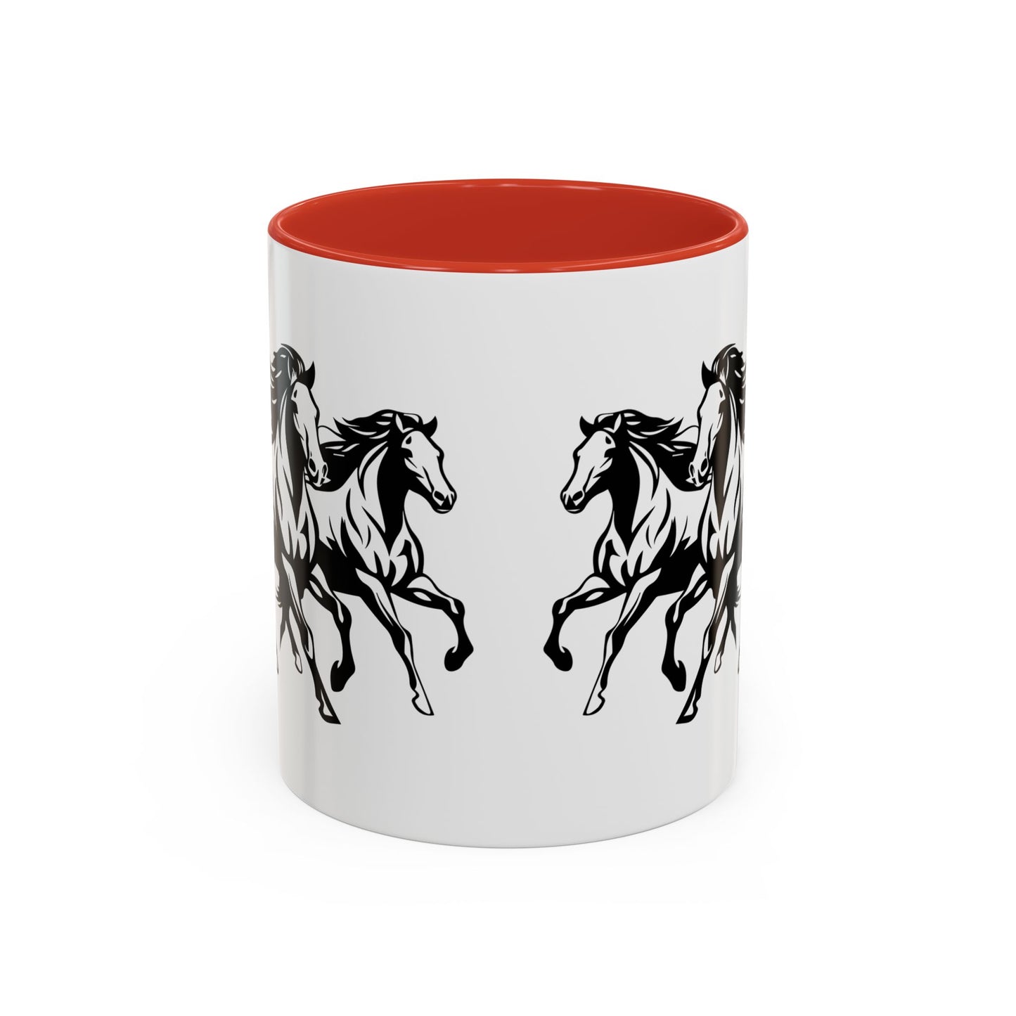 Horsin' Around 2-Tone Coffee Mug