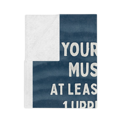 Password Velveteen Microfiber Blanket