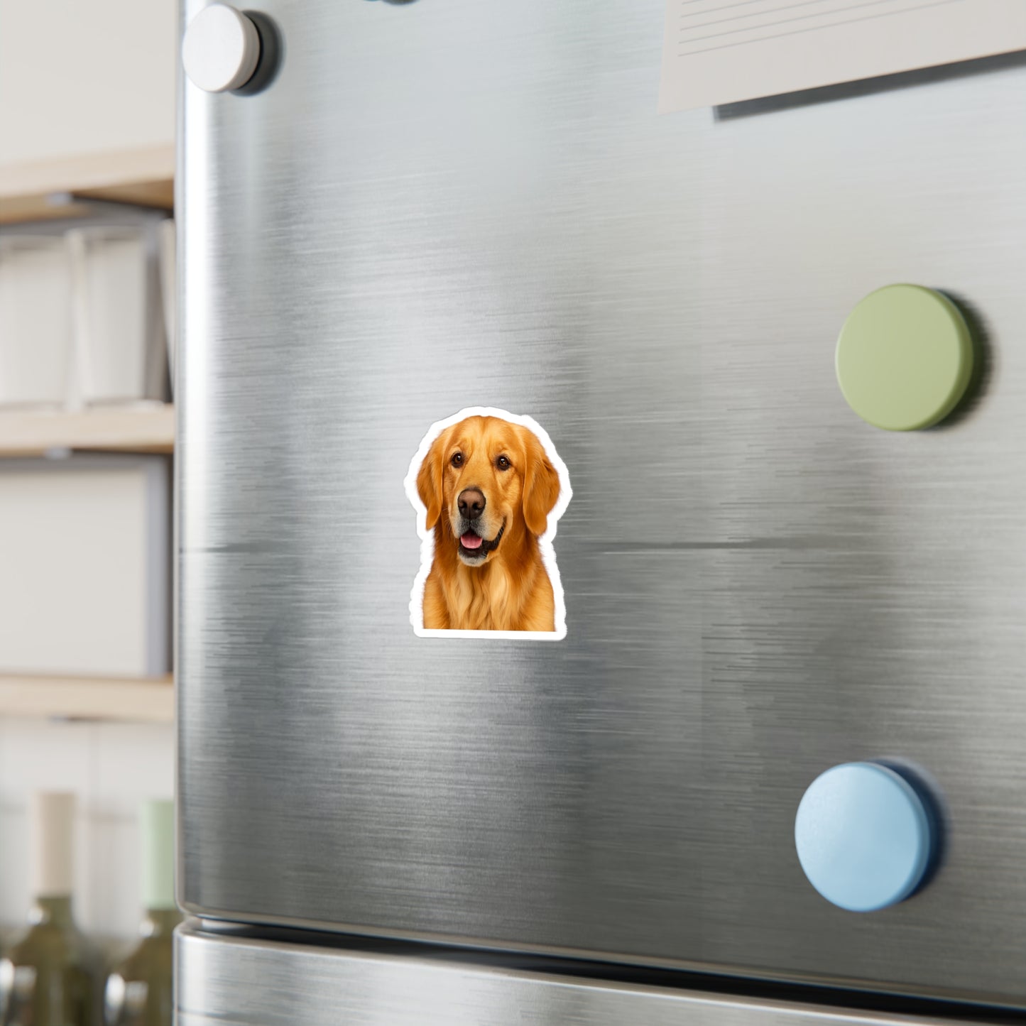 Golden Head Vinyl Decal